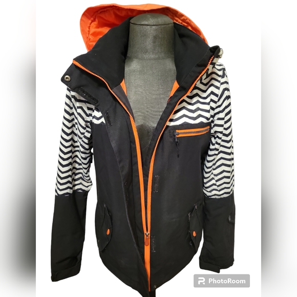 Roxy Jetty Block Dry Flight Technology Ski Snowboard Coat Jacket sz S - Picture 5 of 9